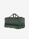 Travelite Temno zelena Travelite Basics Duffle na kolesih L