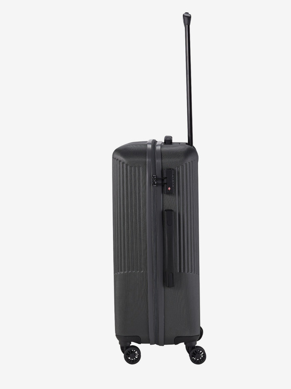 Travelite Komplet treh temno sivih potovalnih kovčkov Travelite Bali S,M,L