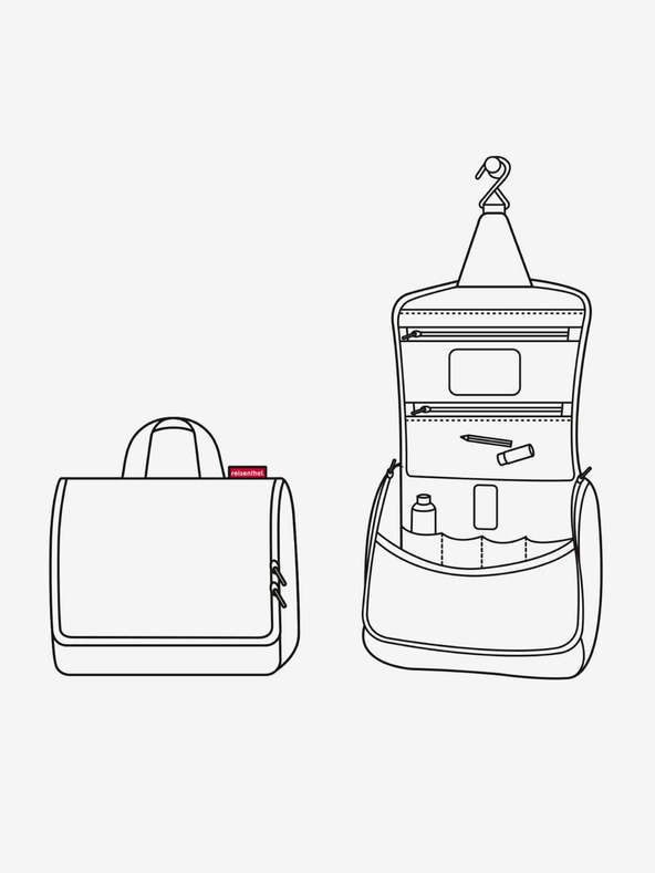 Reisenthel Črna ženska potovalna toaletna torbica Reisenthel