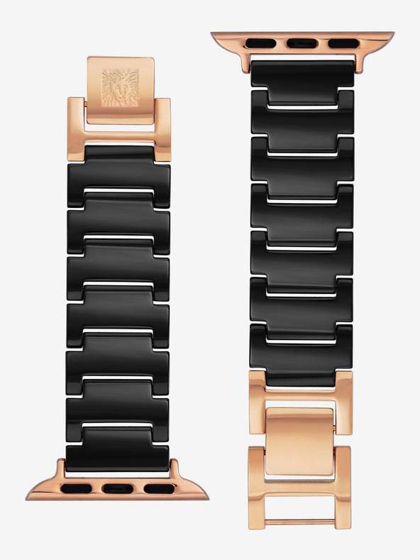 Anne Klein Črn trak za Apple Watch Anne Klein