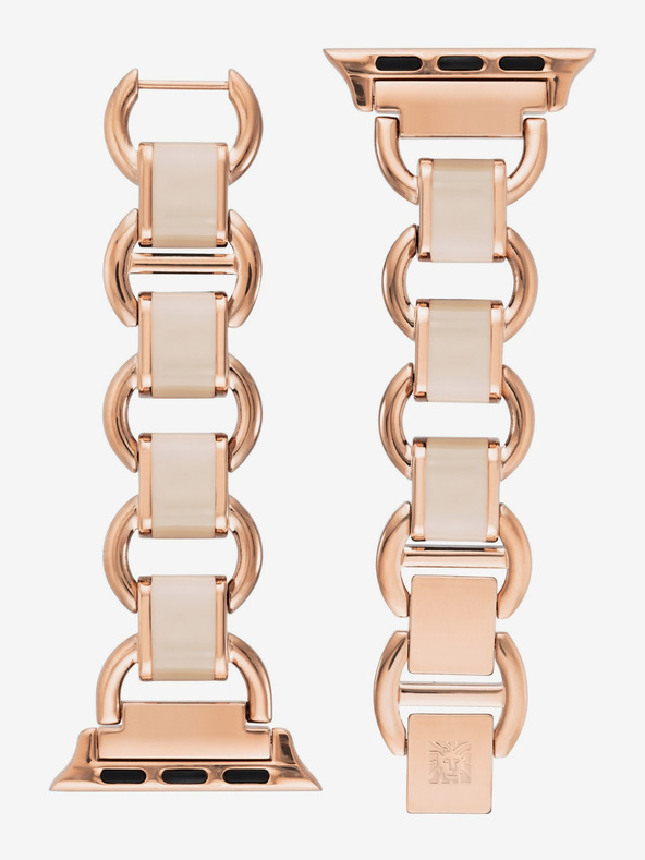 Anne Klein Trak za Apple Watch 38/40/41 mm iz rožnatega zlata Anne Klein