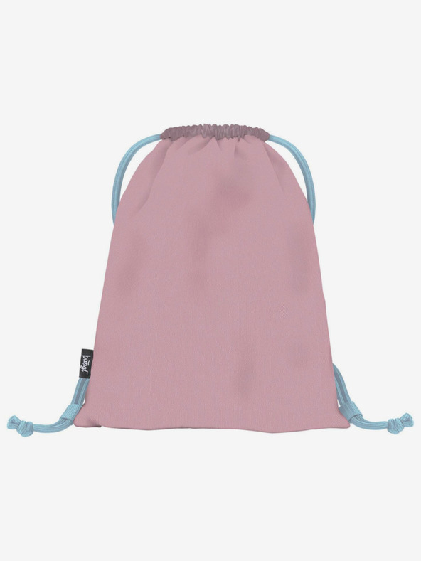 BAAGL  Siva šolska torba z žepom panda Baagl