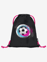 BAAGL  Črna torba z nogometno žogo roza Baagl