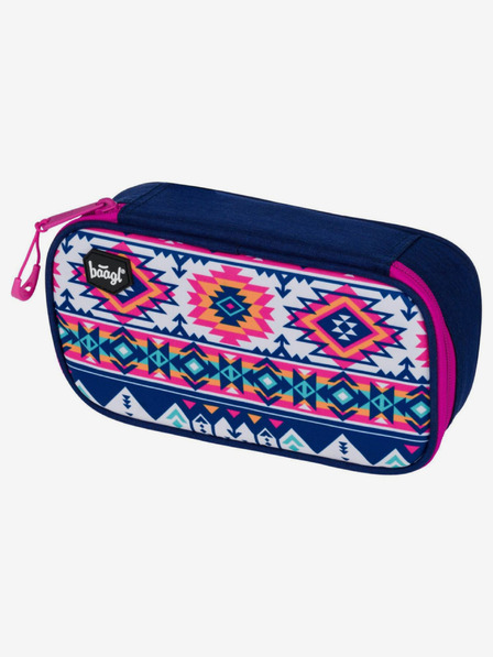 BAAGL  Modra šolska torbica za svinčnike boho Baagl