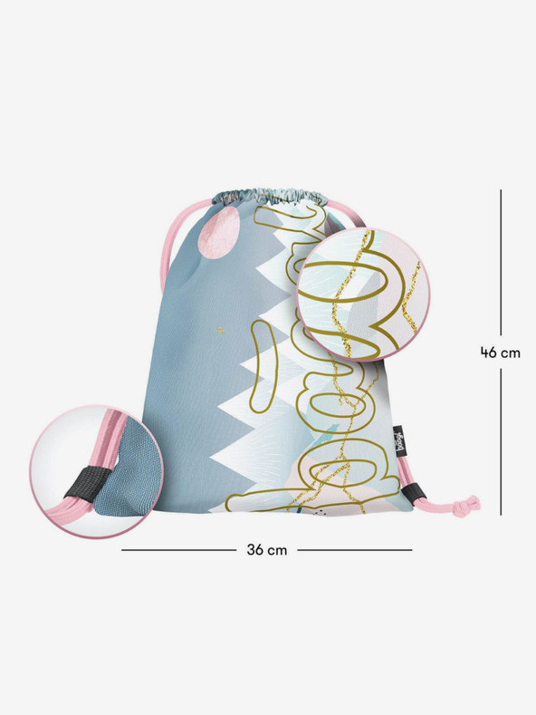 BAAGL  Vijolična torba skate moon Baagl