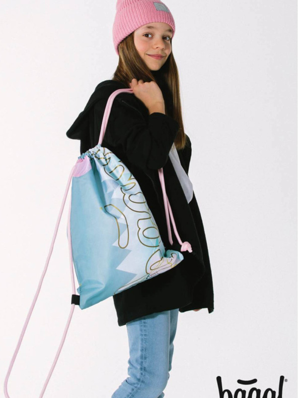 BAAGL  Vijolična torba skate moon Baagl