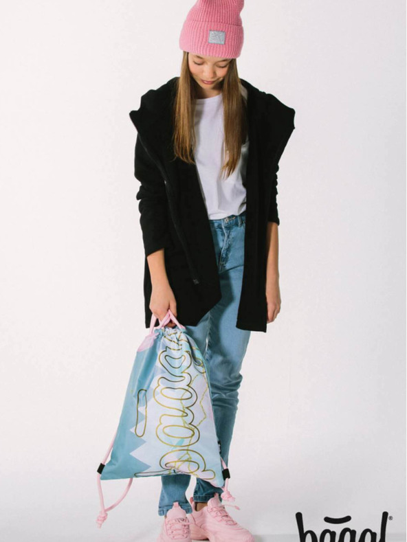 BAAGL  Vijolična torba skate moon Baagl