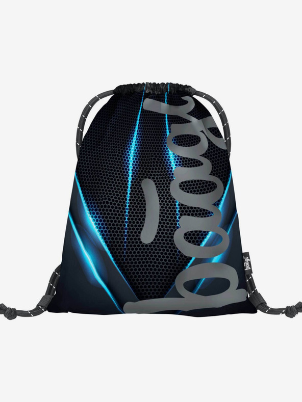 BAAGL  Črna torba skate bluelight Baagl