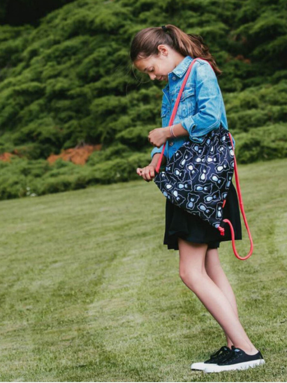 BAAGL  Črna šolska torba teribear black Baagl