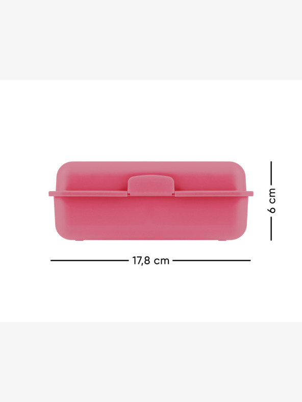 BAAGL  Rožnata škatla za prigrizke s sovo Baagl