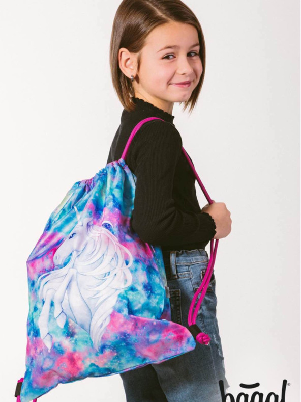 BAAGL  Vijolična torba Baagl Unicorn