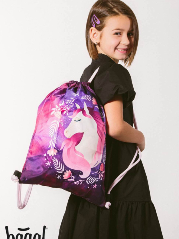 BAAGL  Vijolična torba Baagl Horse