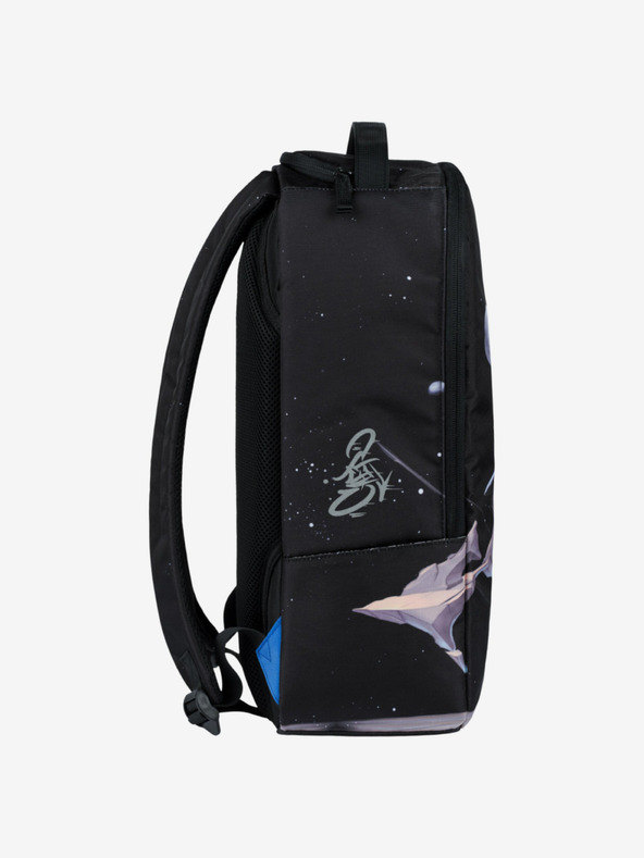 BAAGL  Črn nahrbtnik Baagl eARTh - Kingfisher by Caer8th