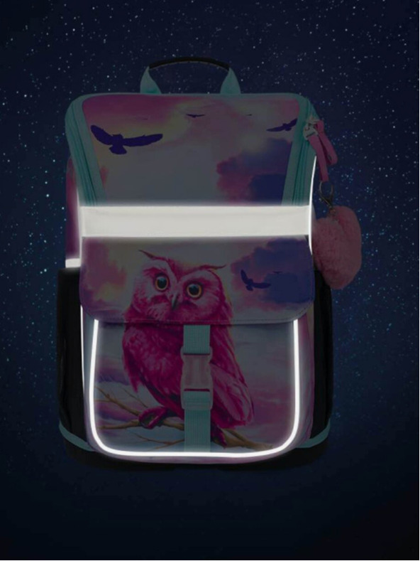 BAAGL  Roza šolska torba Zippy Baagl Owl