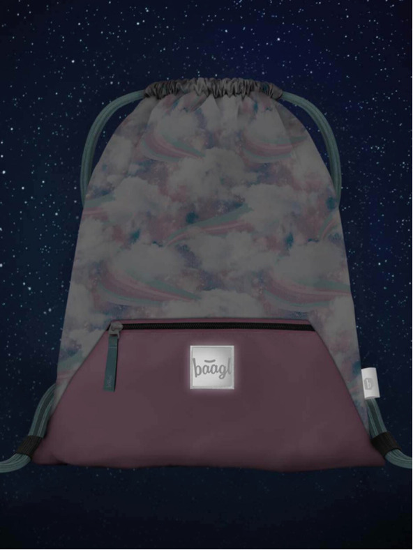 BAAGL  Modra torba z žepom Baagl Nebe