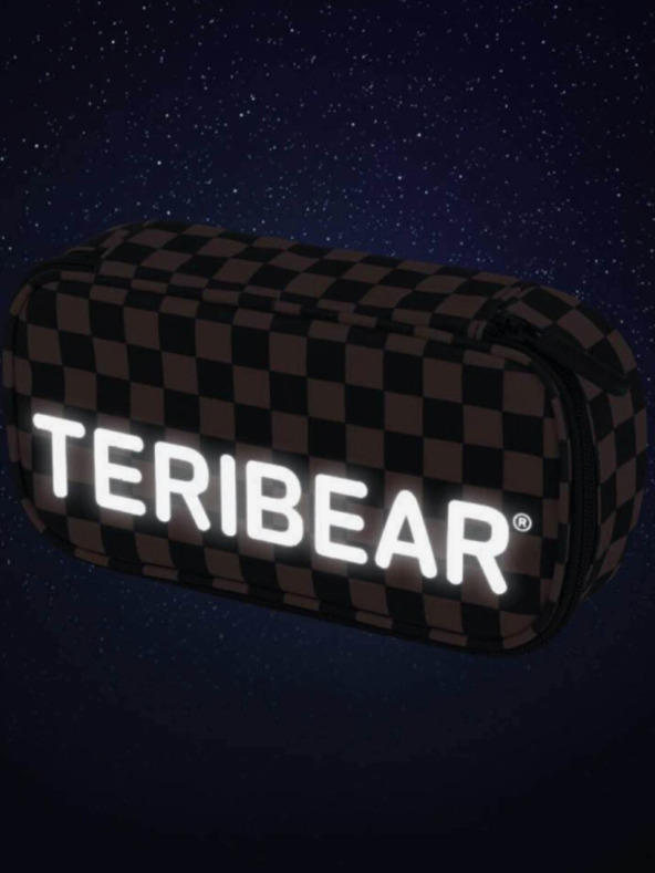 BAAGL  Črni šolski komplet Skate nahrbtnik, svinčnik in torba Baagl Teribear