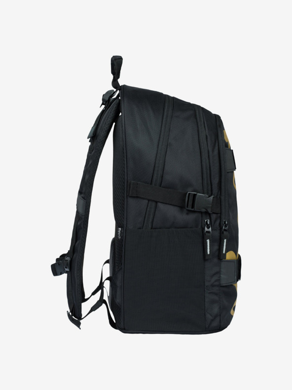 BAAGL  Črni šolski komplet - nahrbtnik, peresnica in torba Baagl Skate Gold