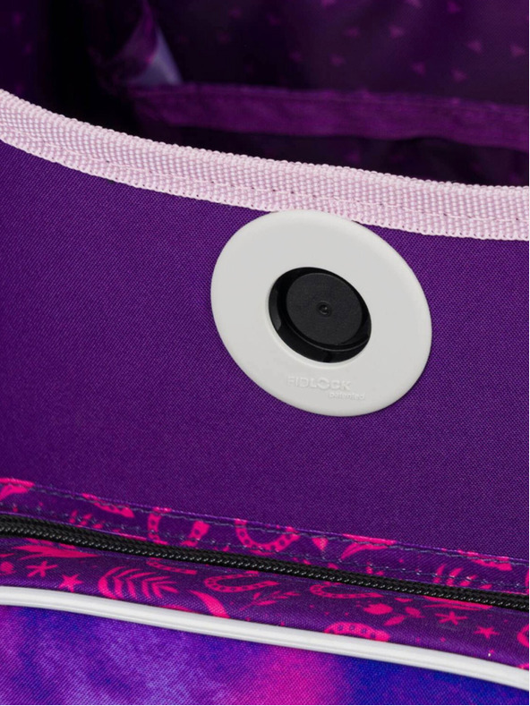 BAAGL  Vijolični šolski komplet Ergo - aktovka, peresnica, torba Baagl Horse