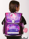 BAAGL  Vijolični šolski komplet Ergo - aktovka, peresnica, torba Baagl Horse