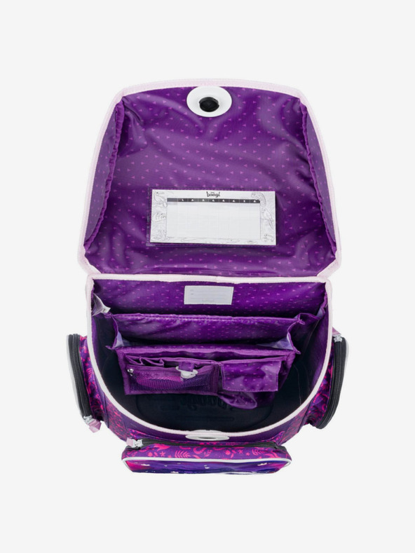 BAAGL  Vijolični šolski komplet Ergo - aktovka, peresnica, torba Baagl Horse