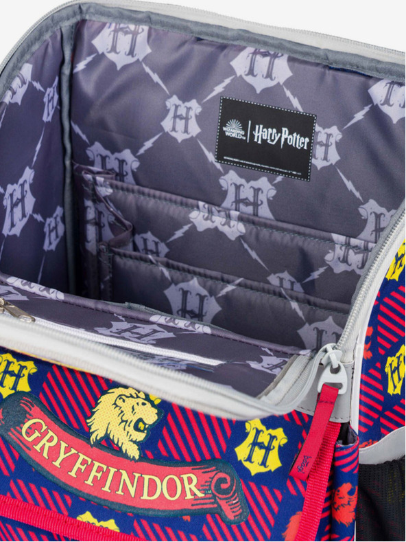 BAAGL  Rdeča in modra šolska torba Zippy Harry Potter Gryffindor