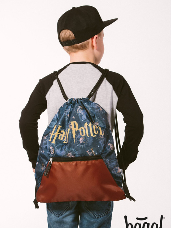 BAAGL  Črna torba z žepom Baagl Harry Potter Bradavičarka