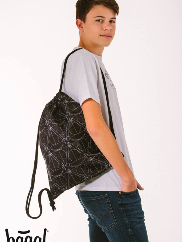 BAAGL  Črna torba Baagl Skate Harry Potter Relikvija smrti