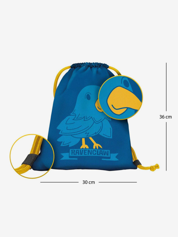 BAAGL  Modra predšolska torba Baagl Harry Potter Havraspár