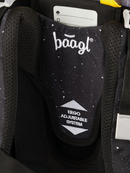 BAAGL  Črna šolska torba Ergo Baagl Batman Storm