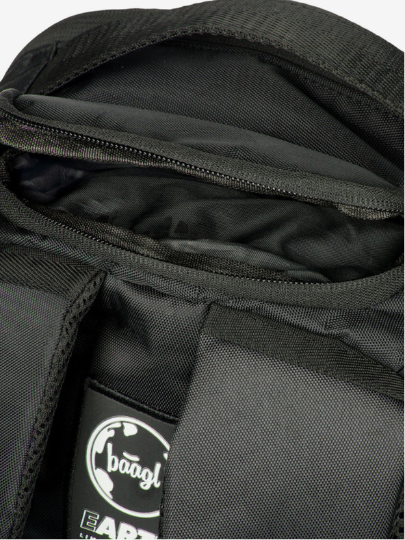 BAAGL  Črni nahrbtnik Baagl eARTh Batman Red