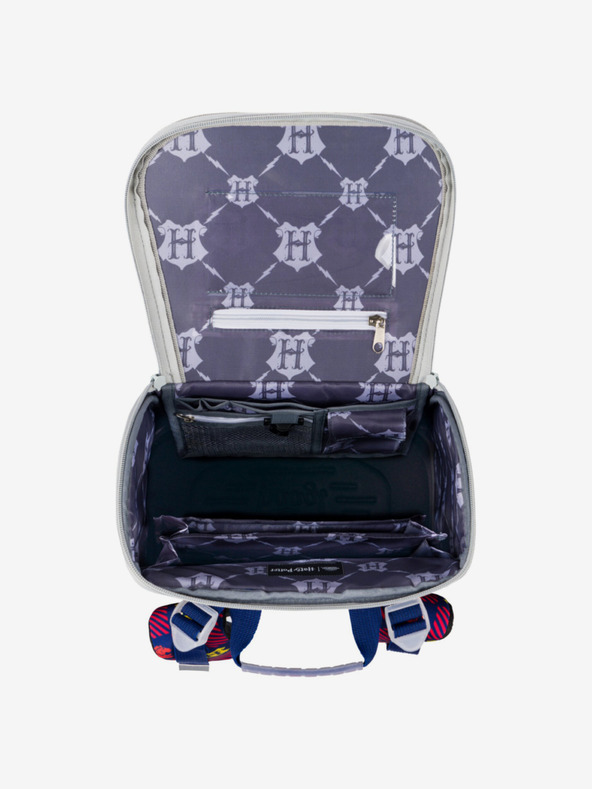 BAAGL  Rdeče-modri šolski komplet - aktovka, peresnica, torba Baagl Zippy Harry Potter Gryffindor