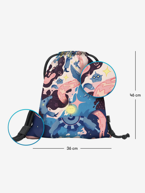 BAAGL  Modra torba Baagl eARTh - Mestna džungla Mára Čmára