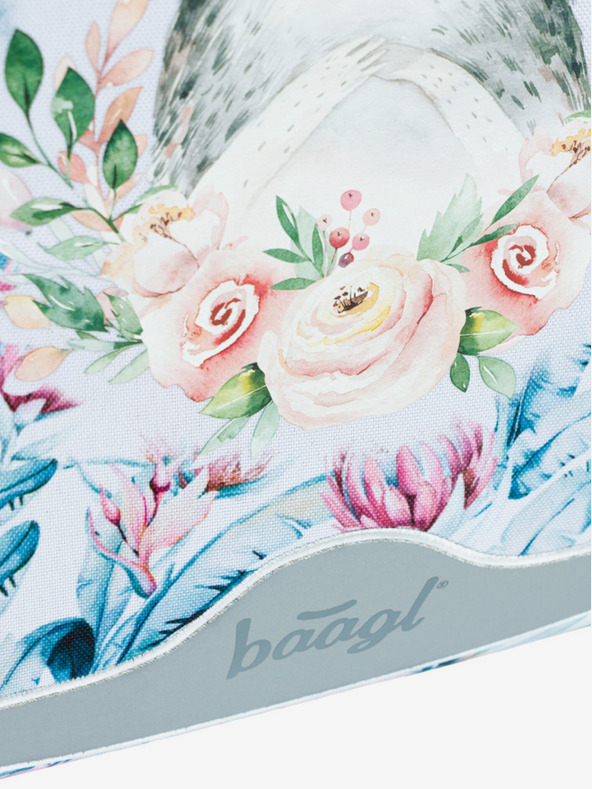 BAAGL  Bela šolska torba Baagl Shelly Raccoon