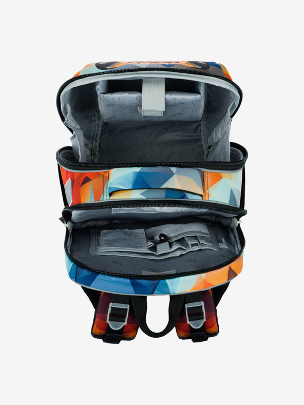 BAAGL  Oranžni Baagl Shelly Tiger šolski kovček