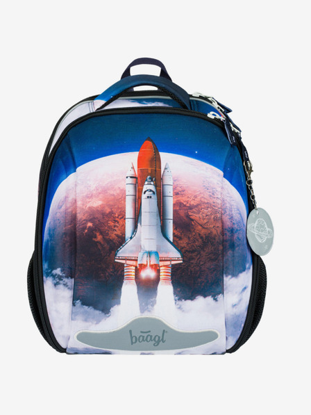BAAGL  Modra šolska torba Baagl Shelly Space Shuttle