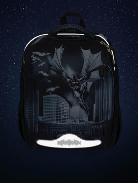 BAAGL  Črna šolska torba Baagl Shelly Batman Dark City