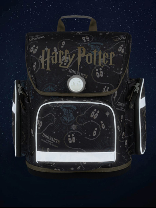 BAAGL  Modra šolska torba Ergo Baagl Harry Potter Pobertův Plánek