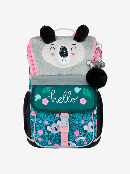 BAAGL  Zelena šolska torba Zippy Baagl Baby Koala