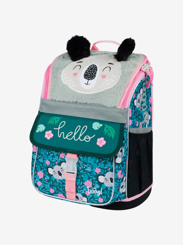 BAAGL  Zelena šolska torba Zippy Baagl Baby Koala