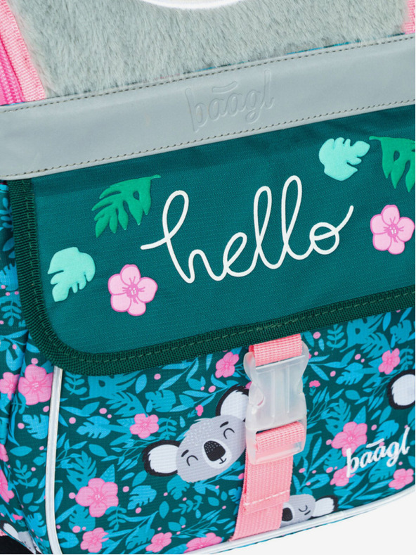 BAAGL  Zelena šolska torba Zippy Baagl Baby Koala