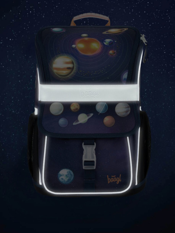 BAAGL  Modra šolska torba Zippy Baagl Planeti