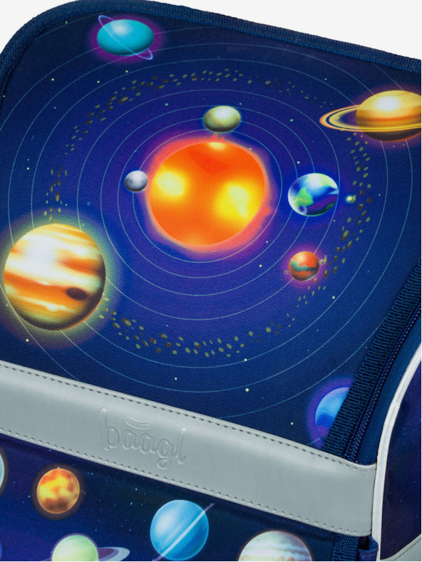 BAAGL  Modra šolska torba Zippy Baagl Planeti