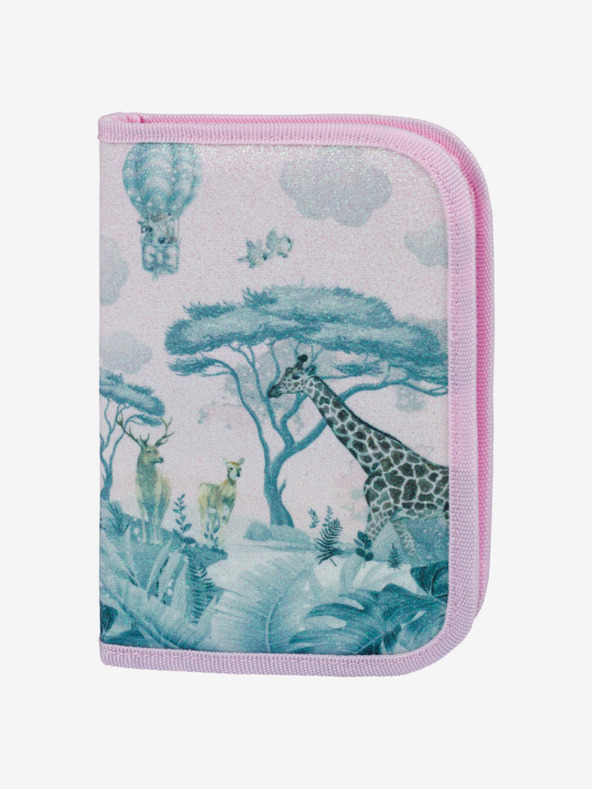 BAAGL  Rožnata šolska torbica Baagl Safari