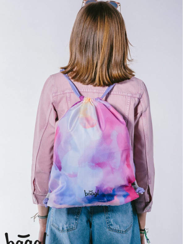 BAAGL  Rožnata torba Baagl Painting