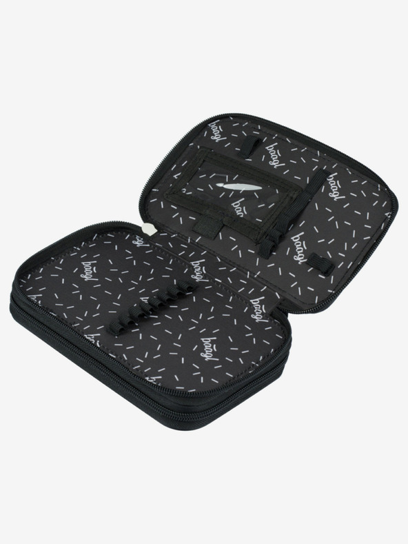 BAAGL  Modri šolski komplet - aktovka, peresnica, torba Baagl Shelly Space Shuttle