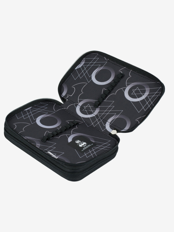 BAAGL  Črni šolski komplet - aktovka, peresnica, torba Baagl Shelly Batman Dark City