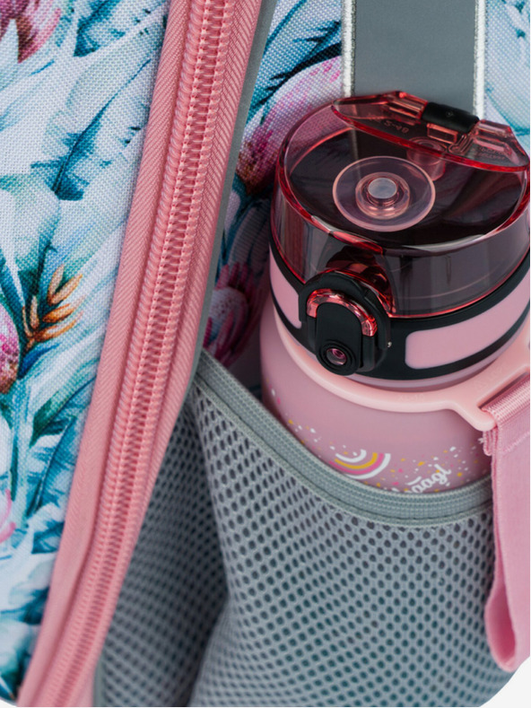 BAAGL  Bel šolski komplet - aktovka, peresnica, torba Baagl Shelly Raccoon