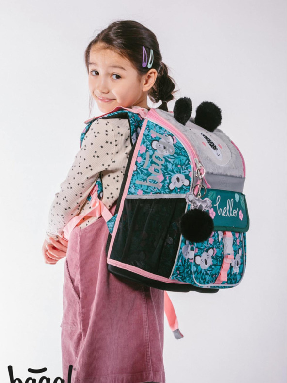 BAAGL  Zeleni šolski komplet Zippy - aktovka, peresnica, torba Baagl Baby Koala