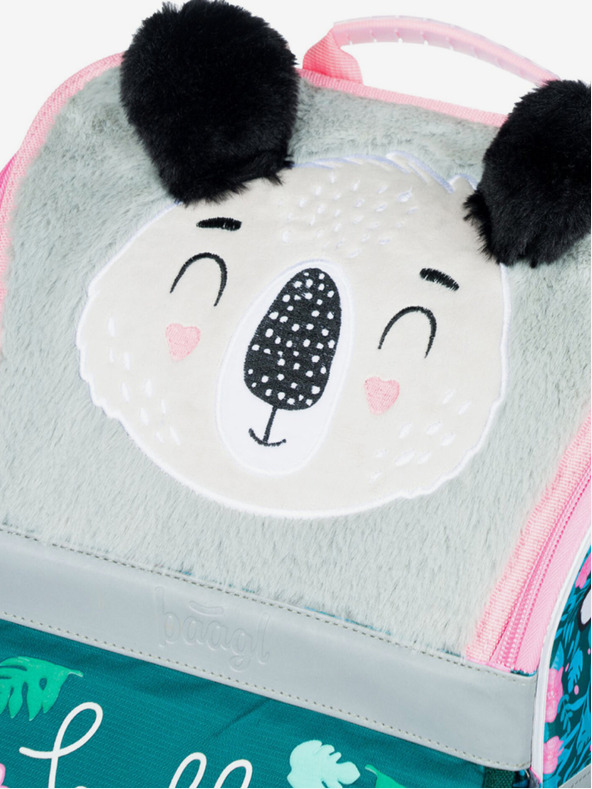 BAAGL  Zeleni šolski komplet Zippy - aktovka, peresnica, torba Baagl Baby Koala