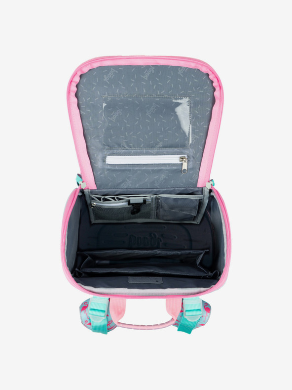 BAAGL  Rožnata šolska oprema Zippy - aktovka, peresnica, torba Baagl Flamingo